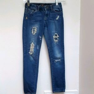 25 Lucky Brand Distressed Zoe Jeggings Jeans Size 8